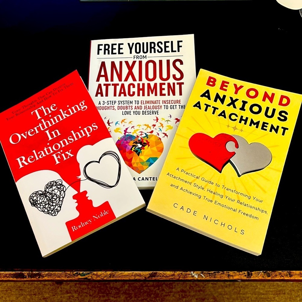 Anxious attachment relationship self help books ((bundle of 3)) new books!!
